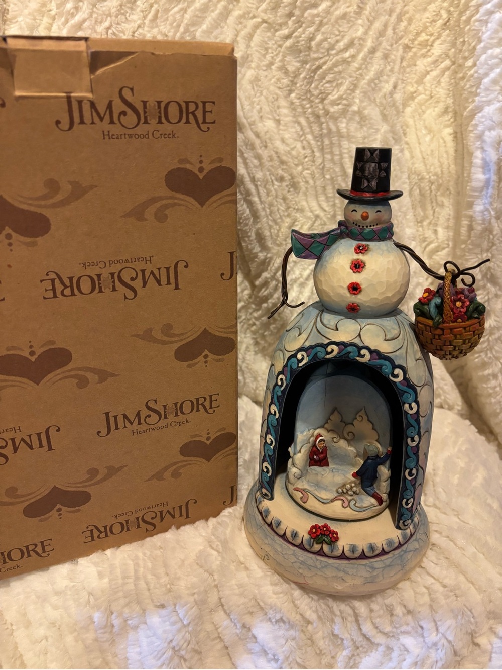 Jim Shore Heartwood Creek snowman figurine